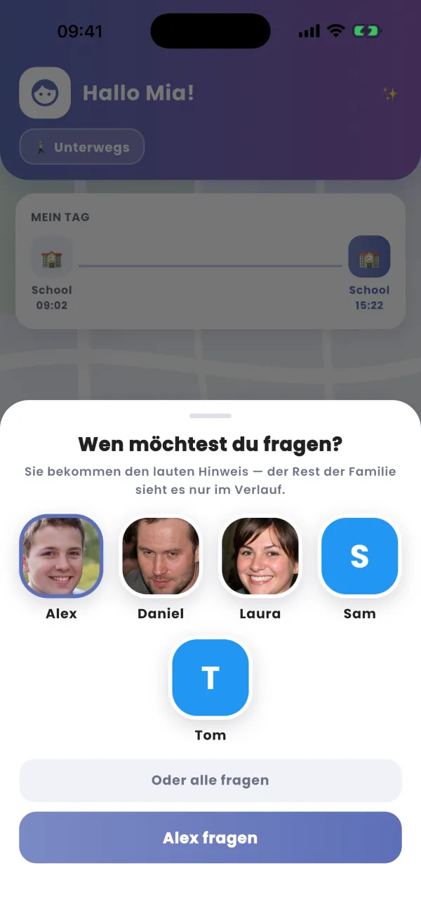 „Hol mich ab“: wen wählen