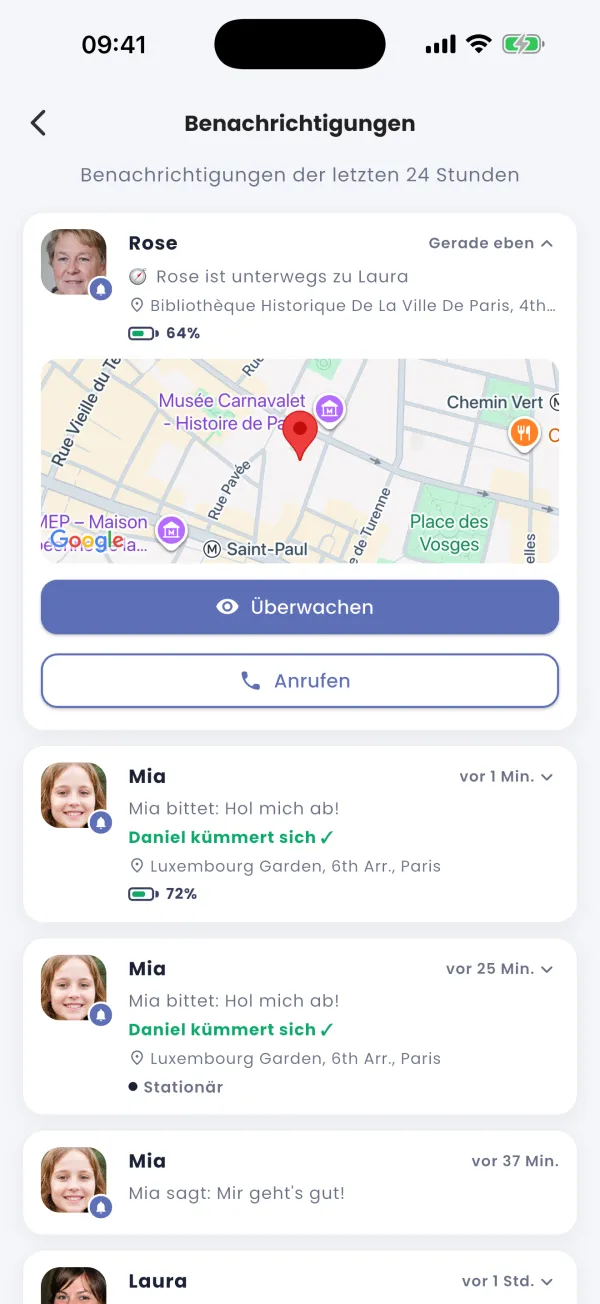 Ihr Handy: ein Live-Countdown