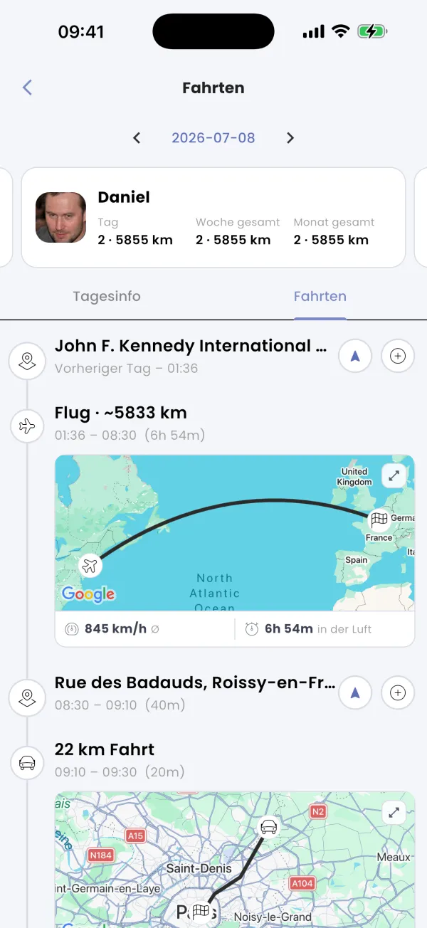 Neunzig Tage zurück