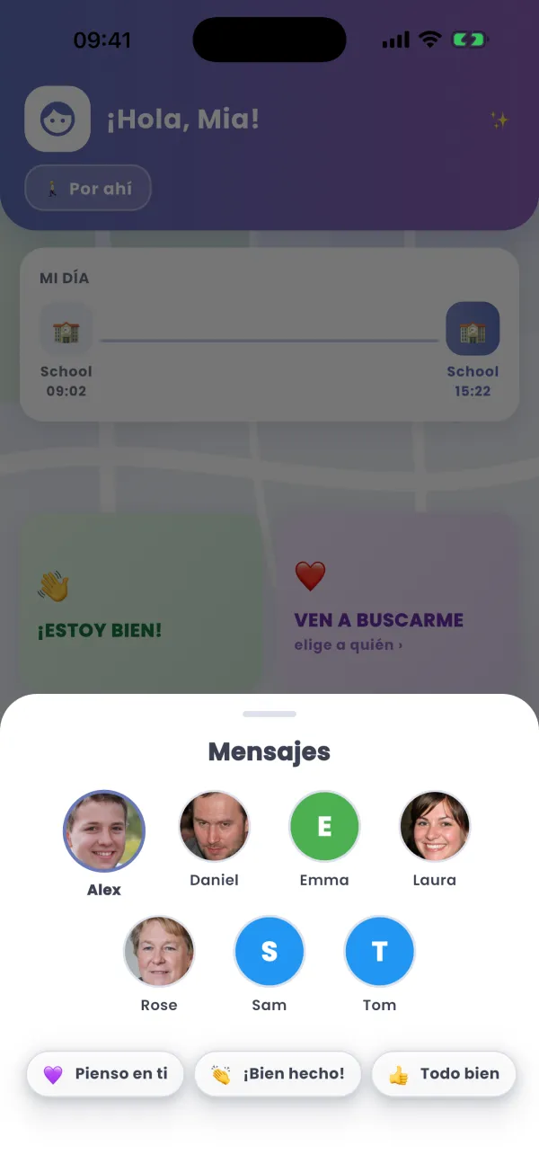 Mensajes de los niños