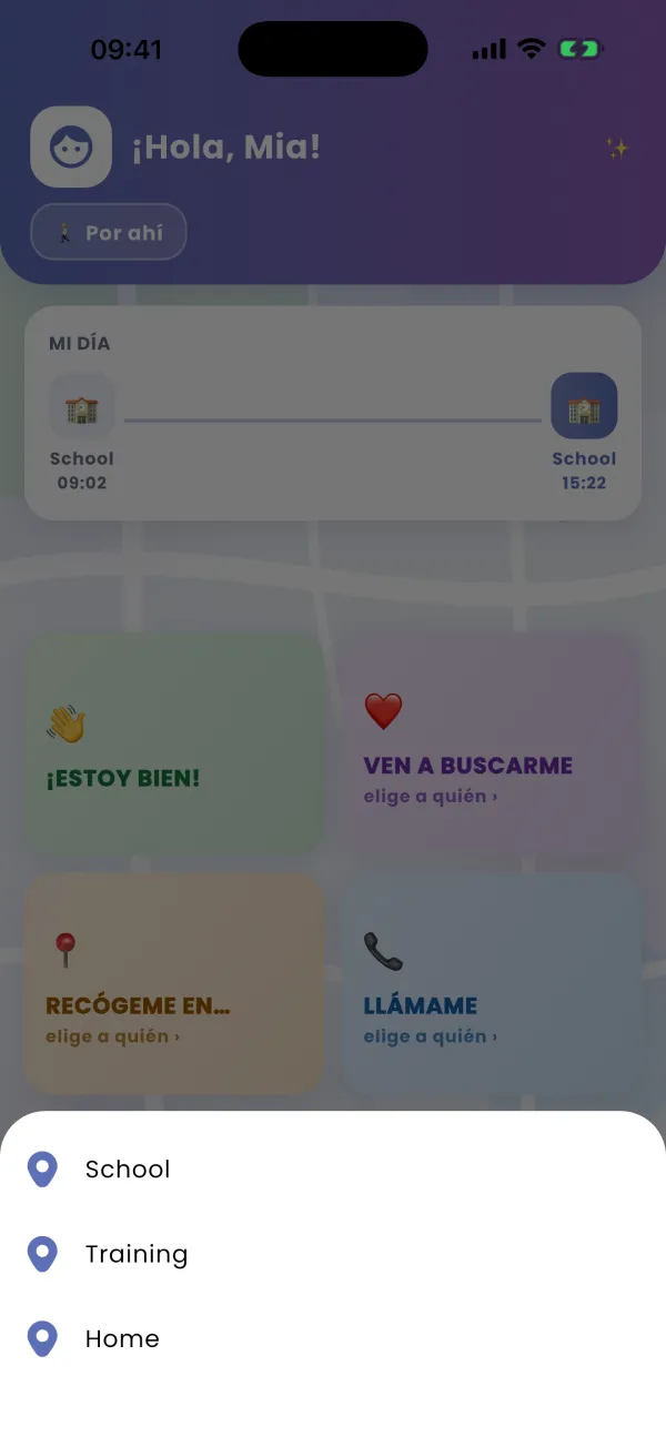 Recógeme en… elige el lugar