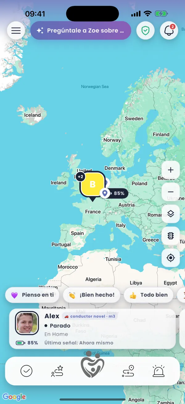 Aleja… el mapa se convierte en la Tierra