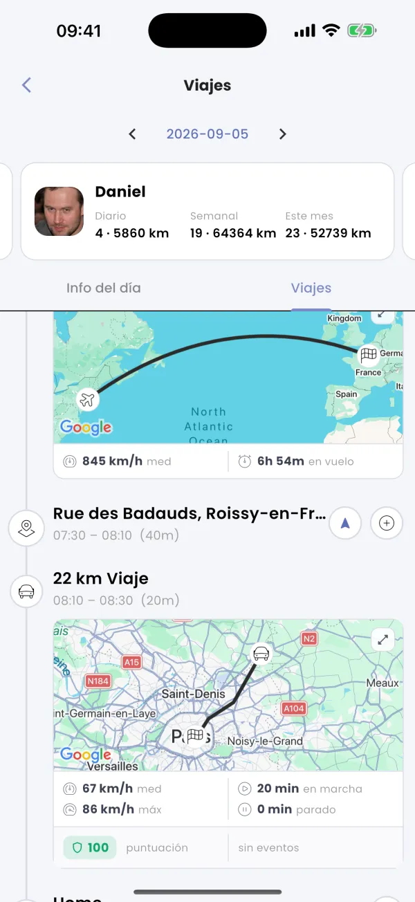 Abre un viaje