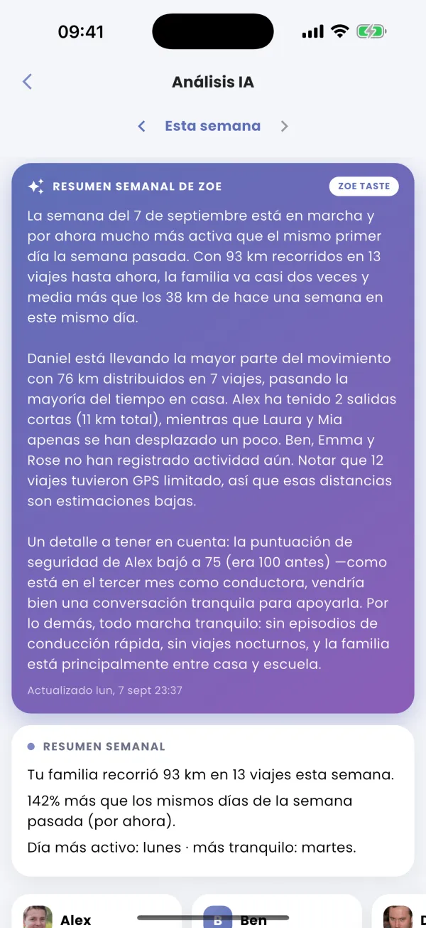 Llega el primer resumen
