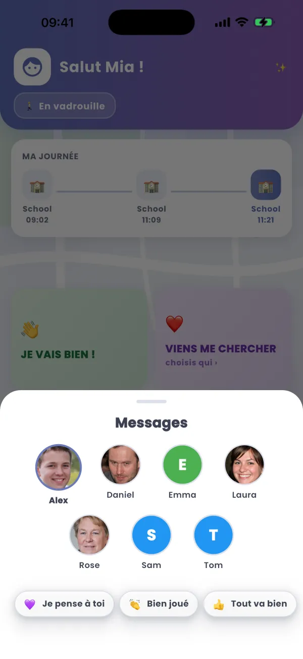 Messages des enfants