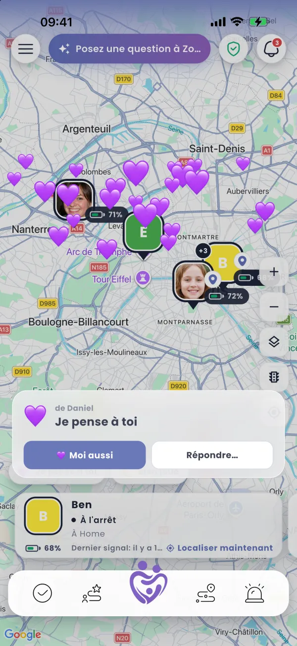 Il arrive, avec son animation