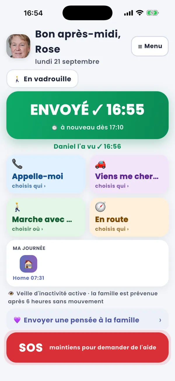 « Je vais bien » : un seul geste