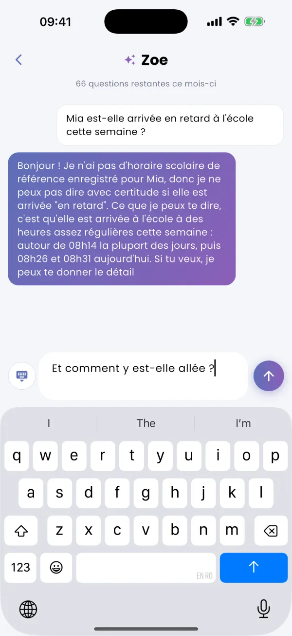 Posez une question de suivi