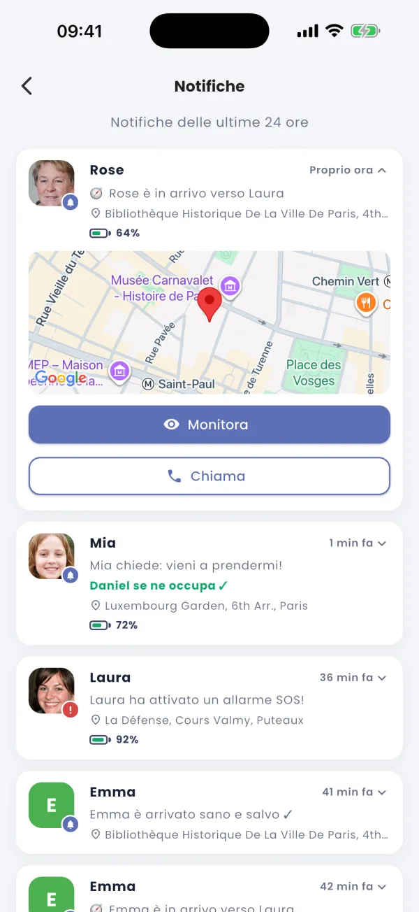Il loro telefono: un conto alla rovescia live