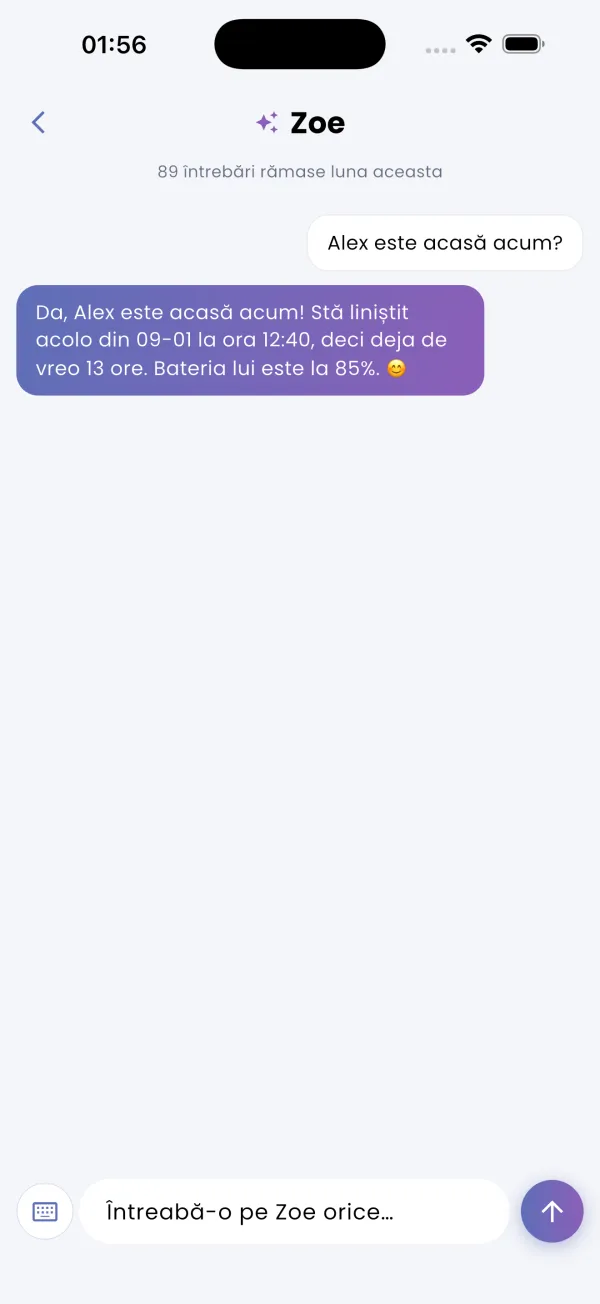 Întreab-o pe Zoe