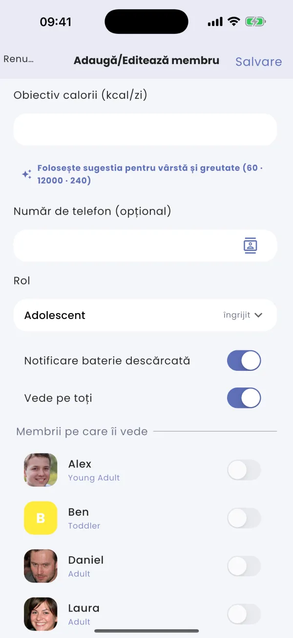 Ordinea familiei și cine pe cine vede