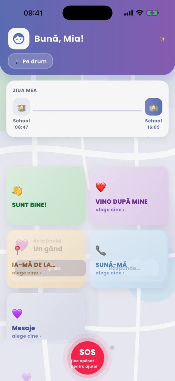 Un mesaj aterizează
