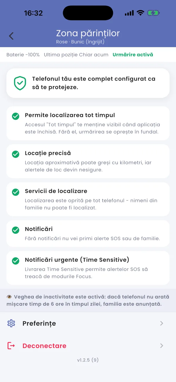 Declarată deschis pe ecranul seniorului