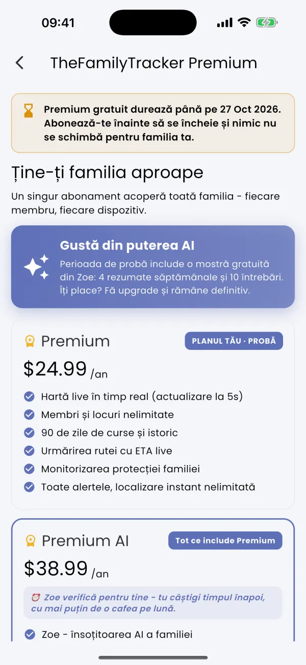 Perioada ta de probă: Zoe inclusă